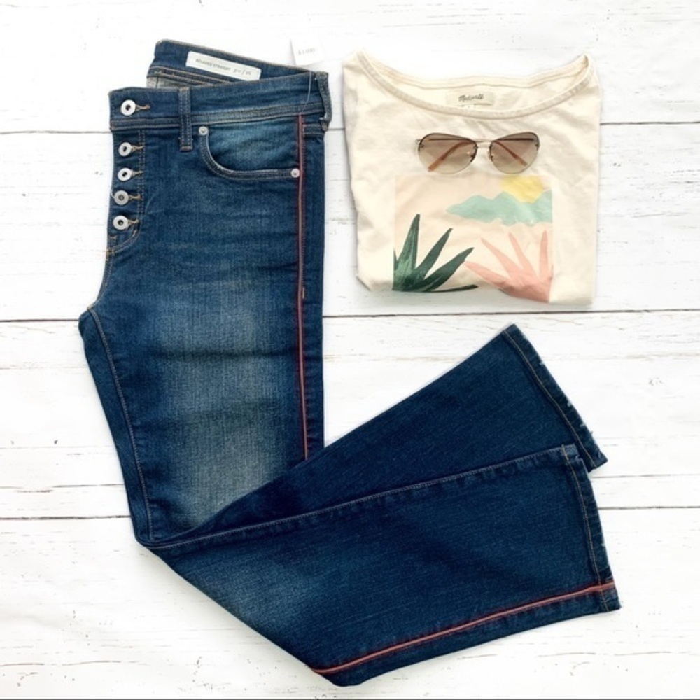 Anthropologie Pilcro and the letterpress relaxed straight jeans - Picture 8 of 9